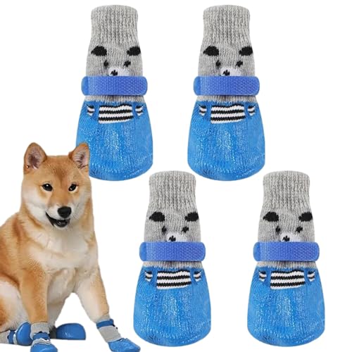 Rutschfeste Hundesocken, rutschfeste Hundesocken, Pfotenschutzsocken für Hunde, rutschfeste Hundeschuhe, rutschfeste Hundesocken, rutschfeste Hundesocken, Pfotengriffsocken von Ghjkldha