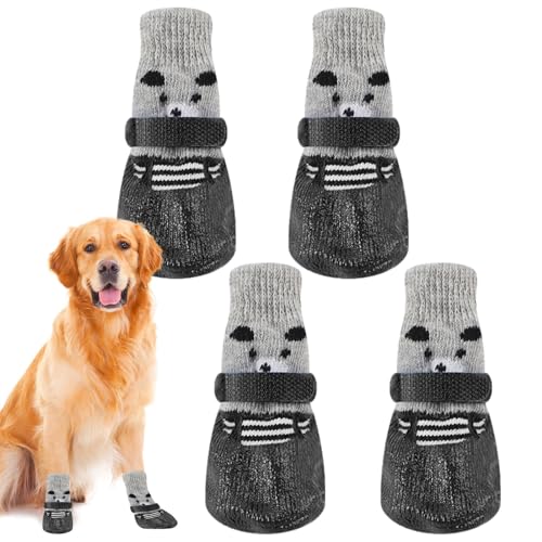 Rutschfeste Hundesocken, rutschfeste Hundesocken, Pfotenschutzsocken für Hunde, rutschfeste Hundeschuhe, rutschfeste Hundesocken, rutschfeste Hundesocken, Pfotengriffsocken von Ghjkldha