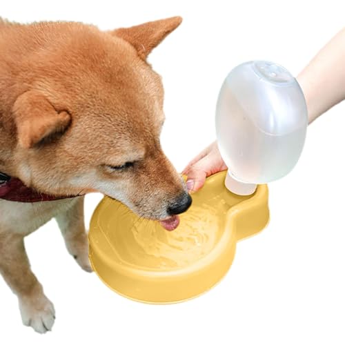 Wasserspender Dish Bowl, Pet Waterer, Pet Watering Bowl | Puppy Water Dispenser Drinking Feeder for Pets Portable Pet Water Bottle Foldable Water Dispenser for Dogs Travel Pet Water Bottle von Ghjkldha