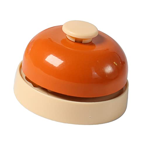 Haustiertraining Glocken, Hunde Bell, Haustier Call Bell Sensitive Knöpfe Metallhunde Training Namens Dinner Bell für Haustierspielzeug (Orange) von Ghzste