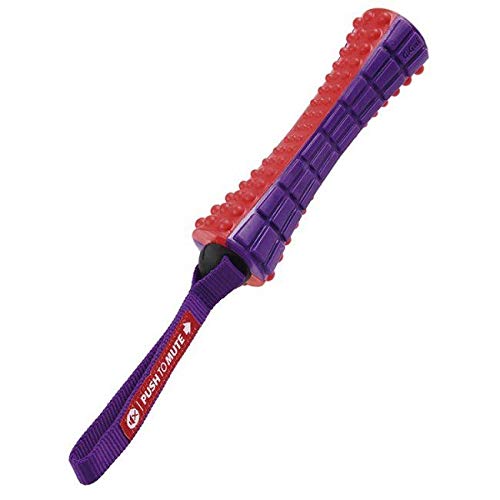 Gigwi Johnny Stick 'Extra Durable' Vollgummi Push 2 Dämpfer rot/lila von GiGwi