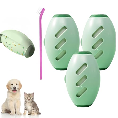 Blinksify Pet Hair Remover, Blinksify Reusable Pet Fur Collector, Blinks Fur Collector for Pet, Washable Pet Hair Remover, Pet Hair Remover Roller (3 Pcs Green) von Gienslru