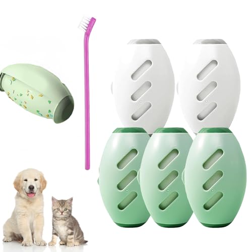 Blinksify Pet Hair Remover, Blinksify Reusable Pet Fur Collector, Blinks Fur Collector for Pet, Washable Pet Hair Remover, Pet Hair Remover Roller (5 Pcs Mix) von Gienslru