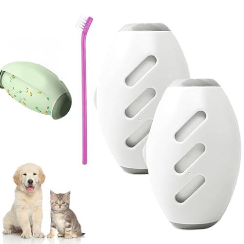 Gienslru Blinksify Pet Hair Remover, Blinksify Reusable Pet Fur Collector, Blinks Fur Collector for Pet, Washable Pet Hair Remover, Pet Hair Remover Roller (2 Pcs White) von Gienslru