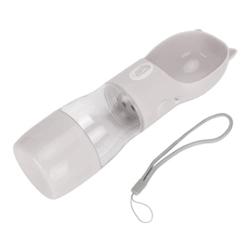 Gigicial Hundewasserflasche, 2-in-1, auslaufsichere, tragbare Haustier-Wasserflasche mit Futterbehälter, Hundezubehör für Hunde beim Spazierengehen, Wandern, Camping (GigicialKaF-11) von Gigicial