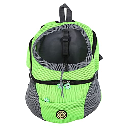 Gigicial Vorderrad-Rucksack, Kleiner Hunde-Vorderrucksack, belüfteter Netz-Hunde-Reiserucksack mit Sicherheitsgurt, verstellbare Träger, Hunde-Head-Out-Rucksäcke, für kleine Hunde (S) von Gigicial