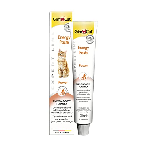 GimCat EXPERT LINE Energy Paste - Funktionaler Katzensnack als optimaler Nährstoff- und Energielieferant - 1 Tube (1 x 50 g) von GimCat