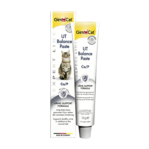 GimCat EXPERT LINE UT Balance Paste - Funktionaler Katzensnack unterstützt einen gesunden Harn - 1 Tube (1 x 50 g) von GimCat