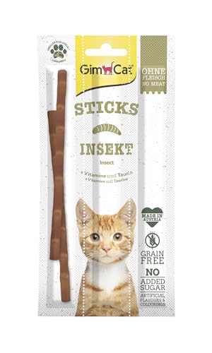 GimCat Sticks Insekt - Softe Kaustangen mit zuckerfreier Rezeptur - 1 Packung (1 x 3 Sticks) von GimCat