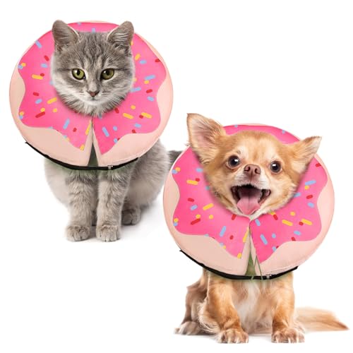 Aufblasbarer Hundekegel - Donut Pink S von Gimars