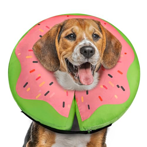 Aufblasbarer Hundekegel - Donut Red M von Gimars