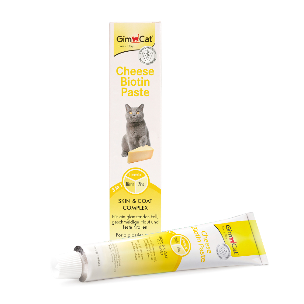 GimCat Cheese Biotin Paste - 200 g GimCat Cheese Biotin Paste - 200 g von Gimcat