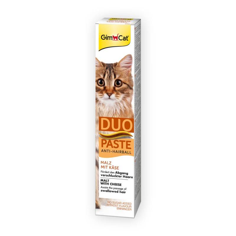 GimCat DUO Paste Anti-Hairball Malz mit Käse 50g von Gimcat