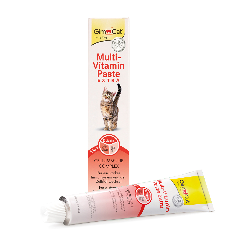 GimCat Multi-Vitamin Paste Extra - Sparpaket: 3 x 200 g GimCat Multi-Vitamin Paste Extra - Sparpaket: 3 x 200 g von Gimcat