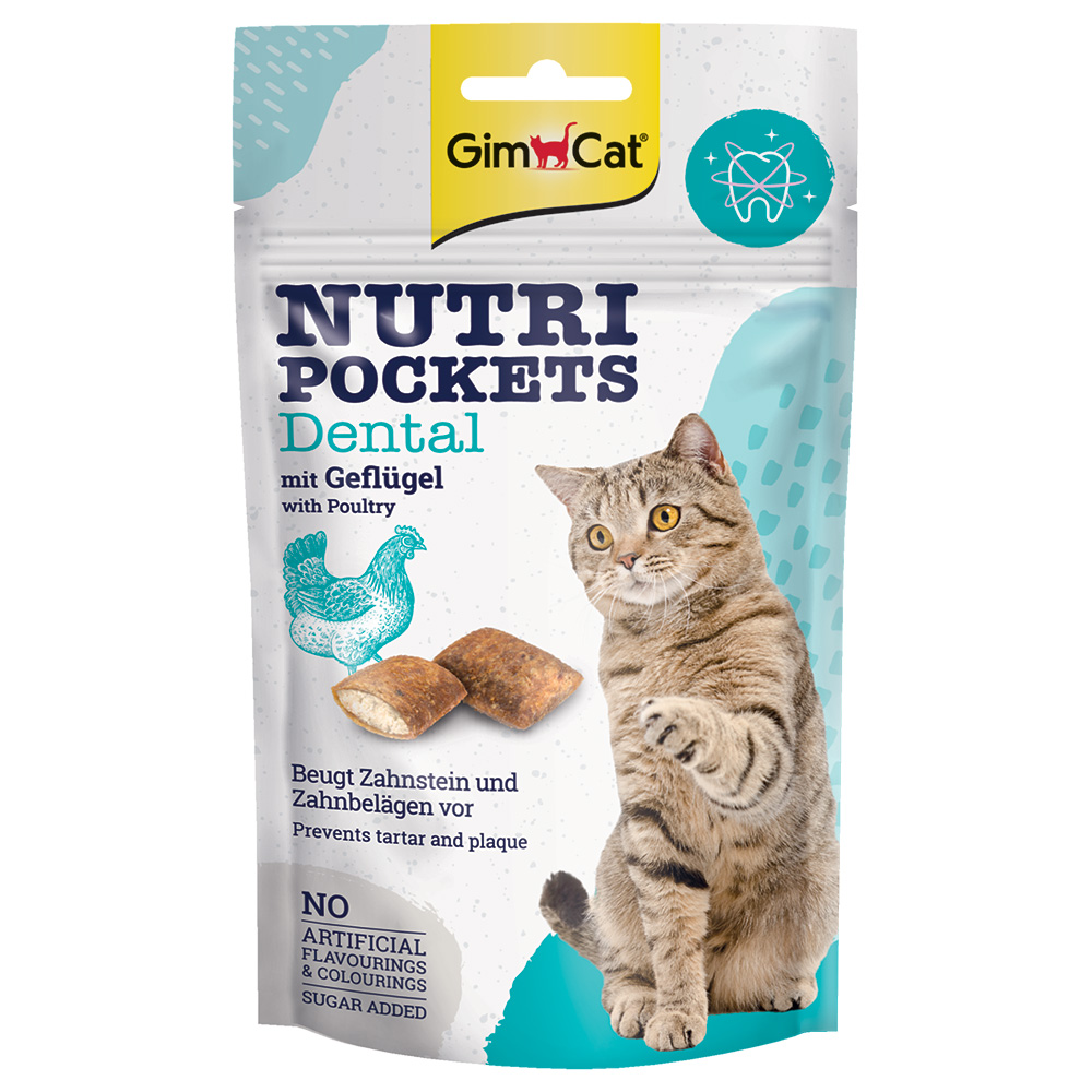 GimCat Nutri Pockets Dental mit Geflügel - 60 g GimCat Nutri Pockets Dental mit Geflügel - 60 g von Gimcat