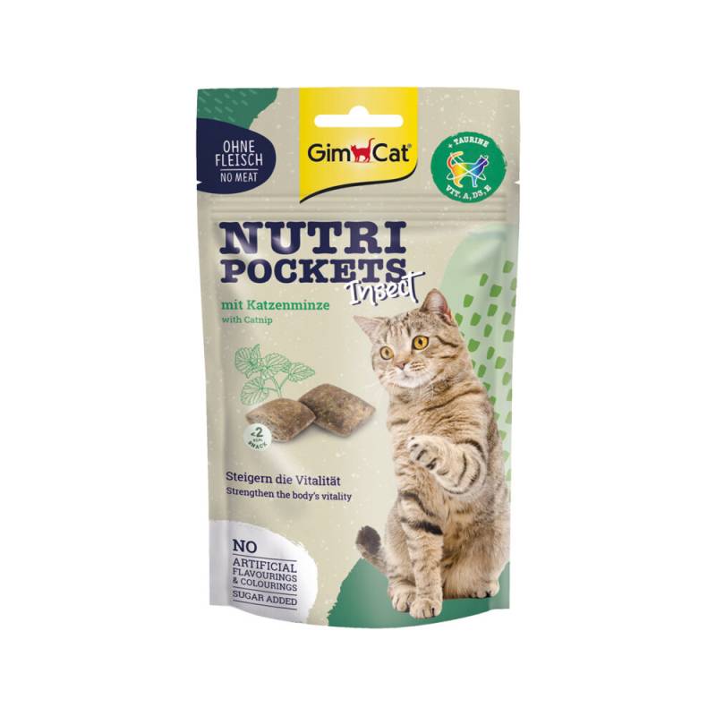 GimCat Nutri Pockets - Insekt & Katzenminze - 60 g von Gimcat