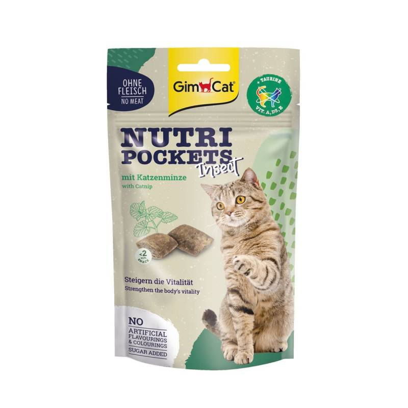 GimCat Nutri Pockets Insekt & Katzenminze 60g von Gimcat