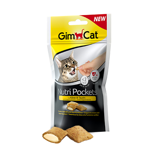 GimCat Nutri Pockets - Käse und Taurin - 60 g von Gimcat