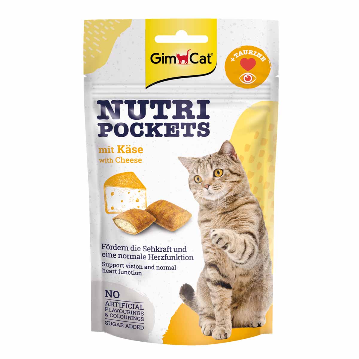 GimCat Nutri Pockets mit Käse 12x60g von Gimcat