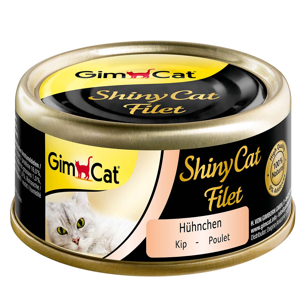 GimCat ShinyCat Filet Hühnchen 6x70g von Gimcat