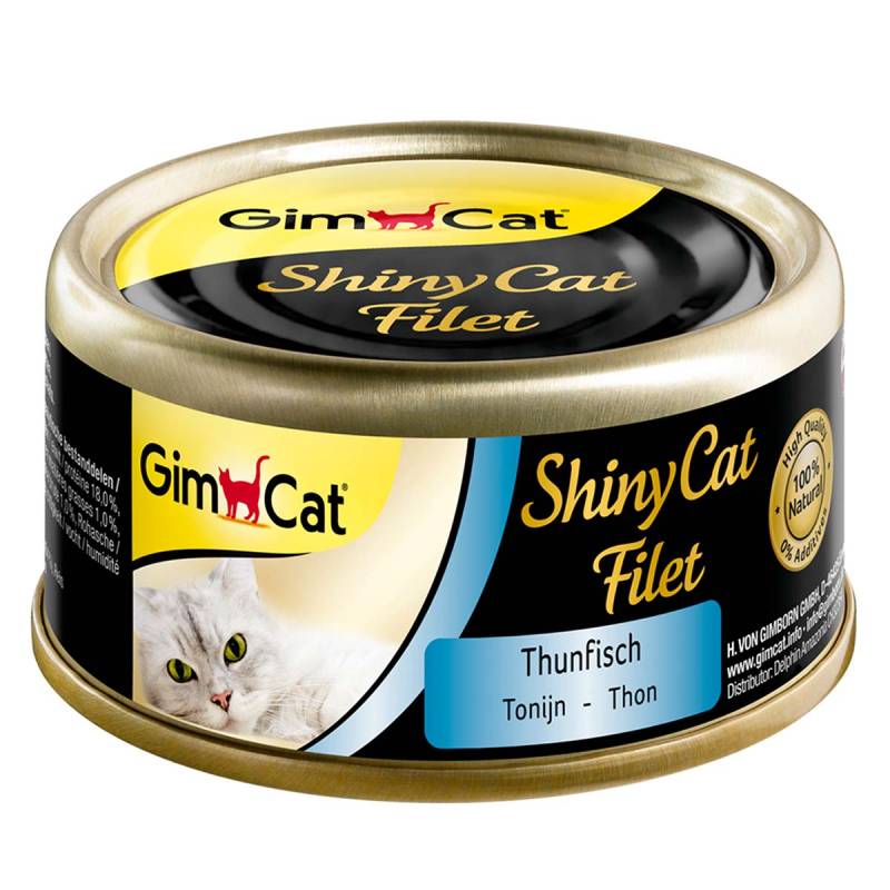 GimCat ShinyCat Filet Thunfisch 6x70g von Gimcat