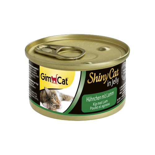 GimCat ShinyCat in Jelly - Dosen - Huhn - 24 x 70 g von Gimcat