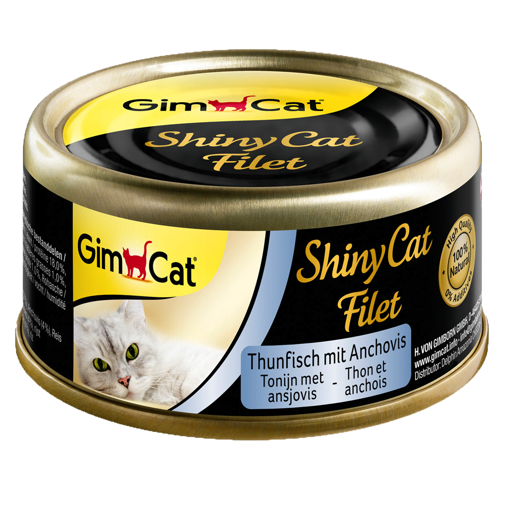 Sparpaket GimCat ShinyCat Filet Dose 24 x 70 g - Thunfisch Mix Sparpaket GimCat ShinyCat Filet Dose 24 x 70 g - Thunfisch Mix von Gimcat