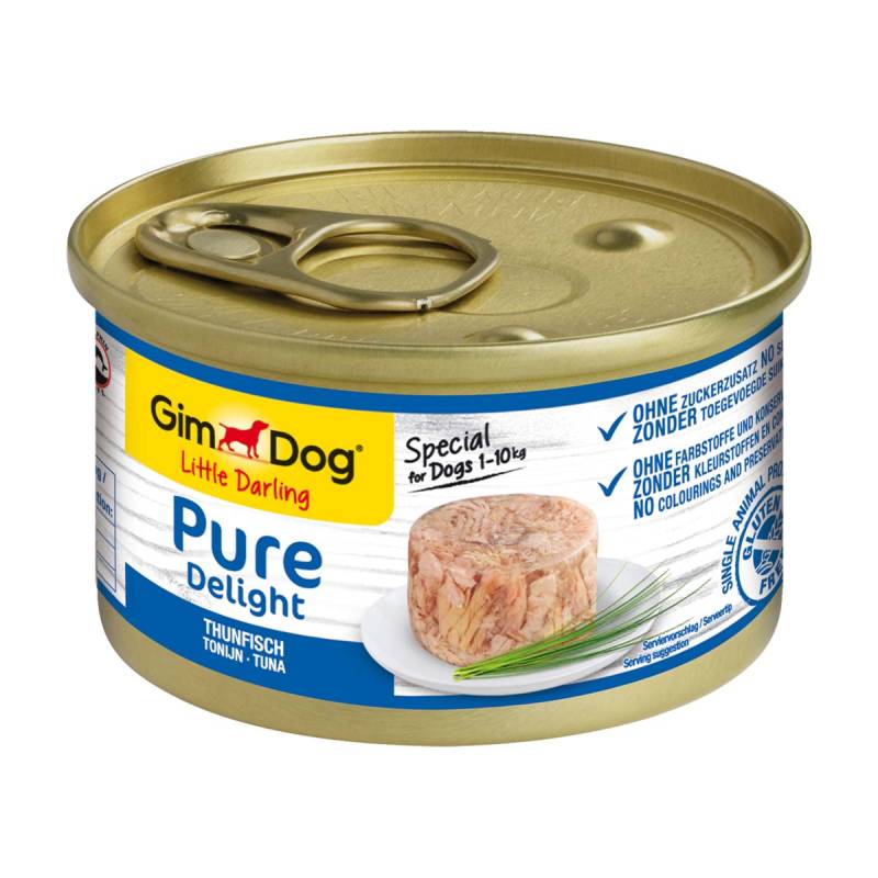 GimDog Little Darling Pure Delight Thunfisch 12x85g von Gimdog