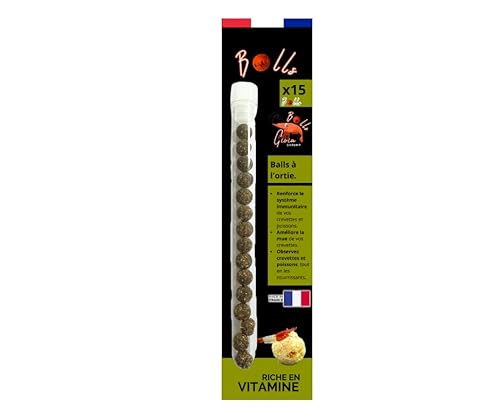 Gioiaballls Vitamine (Brennnessel) / Futter für Garnelen im Aquarium, hergestellt in Frankreich, handgefertigt von Gioia SHRIMP