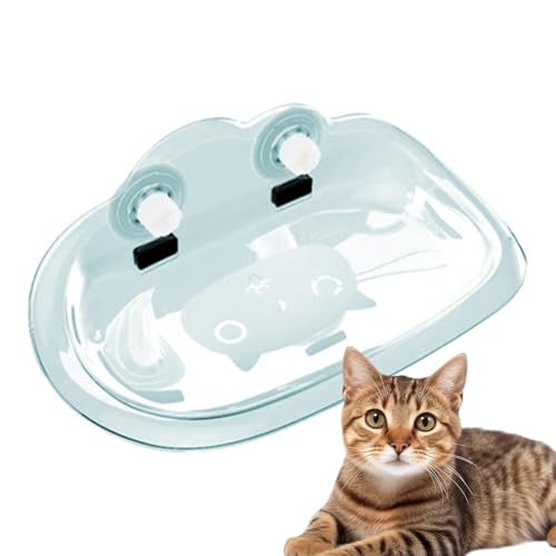 Cat Window Perch, Suction Cup Window Hammock for Cats, Cat Beds for Indoor Cats, Shock Proof Cat Window Sill Perch, Sunbathing Cat Window Perch, Cat Window Sill Perch for Sunbathing Sleeping Rest von Gitekain