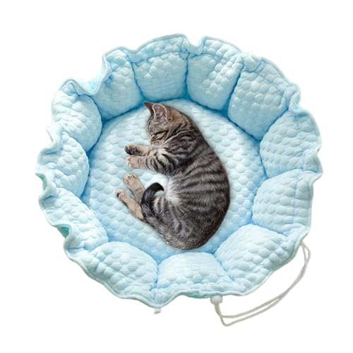 Cooles Katzenbett, Mehrzweck-Haustierbett, -Haustierbett, Katzenbett mit Kordelzug, universelles Hundebett, Ganzjahres-Haustierbett, gemütliches Katzenbett, verwandelndes Haustierbett, verstellb von Gitekain