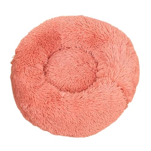 Gitekain Soft Plush Round Pet Bed, Plush Cuddler Dog Calming Bed, Plush Cushion Bed for Cats, Calming Bed for Small Dogs, Cozy Pet Snooze Bed, Dog Bed, Round Plush Pet Bed, Soft Pet Bed for Kittens von Gitekain