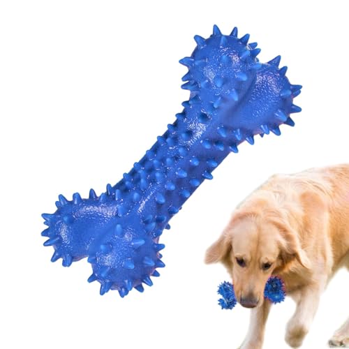 Gitekain Spiky Bone Chew Toy, Spiky Bone Chew Toys for Small Dogs Rubber Soft Dog Toy Tething Pet Toys Natural Puppy Toys for Dog Puppy Playtime von Gitekain