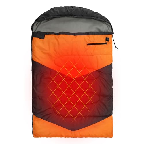 Gitekain Warm Dog Sleeping Bag - Backpacking Gear Outdoor Heating Dog Bed - Pet Sleeping Bed Portable Washable for Traveling Hiking Backpacking von Gitekain