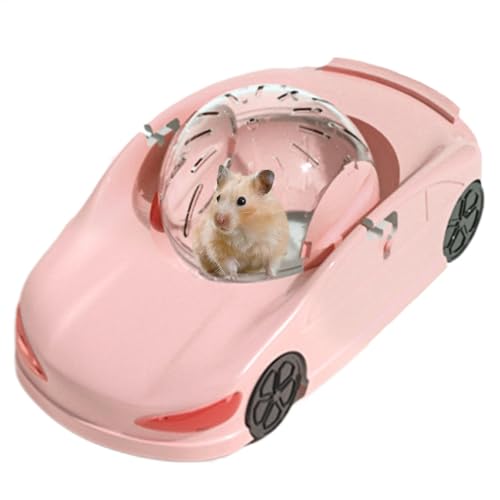 Hamster Running Ball, Small Pet Toy Car Exercise Wheel, 360 Degree Visibility Transparent Rolling Ball for Hamsters, Ferrets, Small Animals (29.5x16.5x12cm) von Gitekain