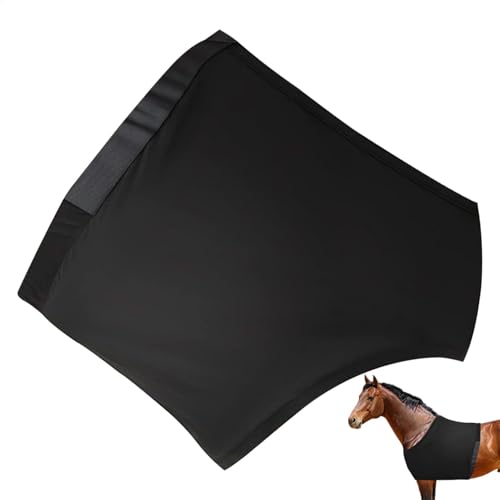 Horse Sleezy, atmungsaktiver Spandex-Schulterschutz, bequemer Mehrzweck-Brustschutz und Nackenschutz, Pferdeweste für Wundheilung und Komfort (Passform) von Gitekain