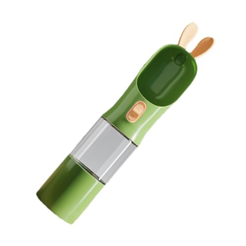 Hunde Reiseflaschen, 2 in 1 Hund Katze Flasche Tragbare Haustier Feeder Reise Futter Spender Cartoon Welpen Trinker Haustier Trinkflasche Outdoor Hund Wasserflasche Futterbehälter für Haustiere von Gitekain