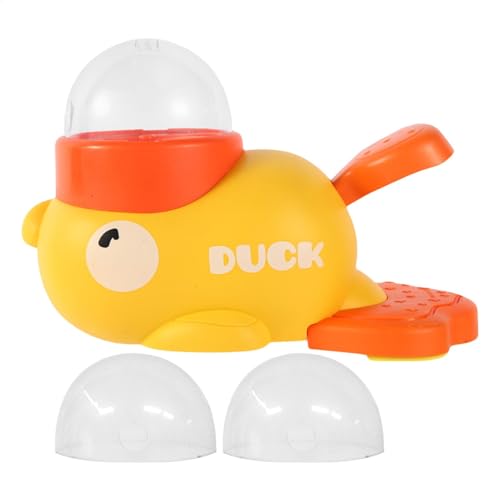 Interactive Cat Feeder Toy, Duck Shape Pet Feeder, Automatic Cat Food Dispenser, Educational Pet Feeder Toy, Cat Food Dispenser with Toys, Interactive Dog Food Feeder, Duck Shape Pet Dispenser von Gitekain