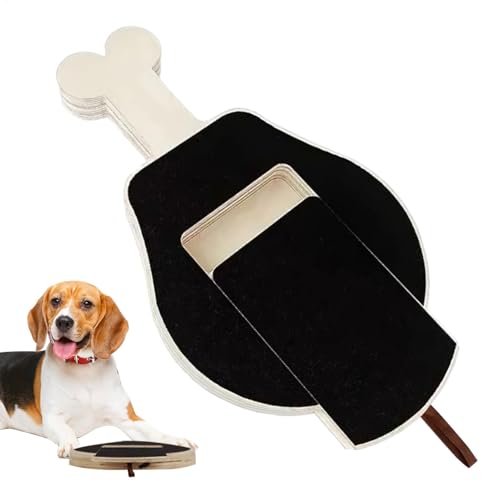 Nail Scratch Board, Pet Grinding Pad, Bone-Shaped Cat Grinder, Pet-Friendly Non-Slip Design, Puppy Nails Grinding for Paw Care, Sandpaper Puppies, (Small/medium/Large), 1x von Gitekain