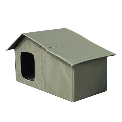 Outdoor Cat House, Weatherproof Warm Pet Cave, Waterproof Dog House, Removable Roof Pet Shelter, Insulated Kitten Cave, Feral Cat House, Warm Outdoor Pet Shelter, Cold Weather Pet House von Gitekain