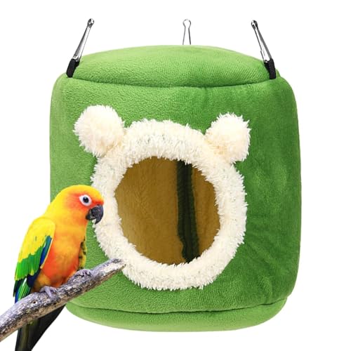 Parrot Warm Nest, Large Bird Cages with Hooks, Winter Bird Cage Warmer, Comfortable Bird Shelter, Washable Parrot Nest, Bird Warm Nest for Winter, Parrot Cage Accessories, Large Bird Nest for Winter von Gitekain