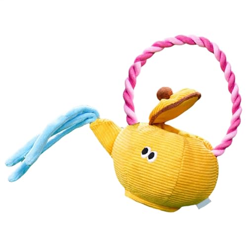 Teapot Shape Dog Toy, Soft Interactive Rope Toy, Plush Dog Toy, Interactive Pet Toy For Dogs, Dog Toy For Small Medium Large Dogs, Cute Plush Dog Toy, Dog Toy For Chewing, Plush Interactive Dog Toy von Gitekain