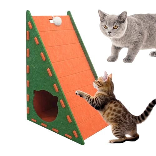 Vertikaler Für Katzen,Vertikales Integriertes Kratzbrett Mit Klettermatte | Katzendreieckiges Fellkissen Verlustfrei Strapazierfähig Kletterteppich Katzenspielzeug Für Ruhe Spiel Wohnzimmer Zuhause Vertikaler Für Katzen,Vertikales Integriertes Kratzbrett Mit Klettermatte | Katzendreieckiges Fellkissen Verlustfrei Strapazierfähig Kletterteppich Katzenspielzeug Für Ruhe Spiel Wohnzimmer Zuhause von Gitekain