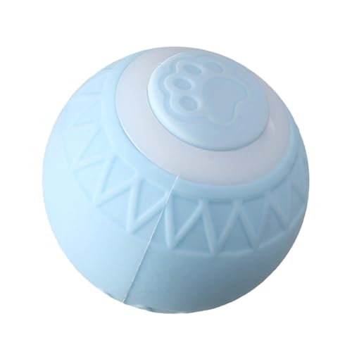 Giwuence Power Ball 2.0 Cat Toy - 1/2 Stück Katzenspielzeug Elektrisch Katzenball | Interaktives Katzenspielzeug Ball | USB Wiederaufladbarer | Intelligenter Beweglicher Katzenball von Giwuence