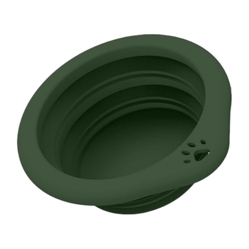 GjnjfdF Faltbarer Futternapf, tragbar, Silikon Travel Dog Water Bowl | Erweiterbarer Futterbecher, tragbar, 300 ml für Reisen im Freien von GjnjfdF