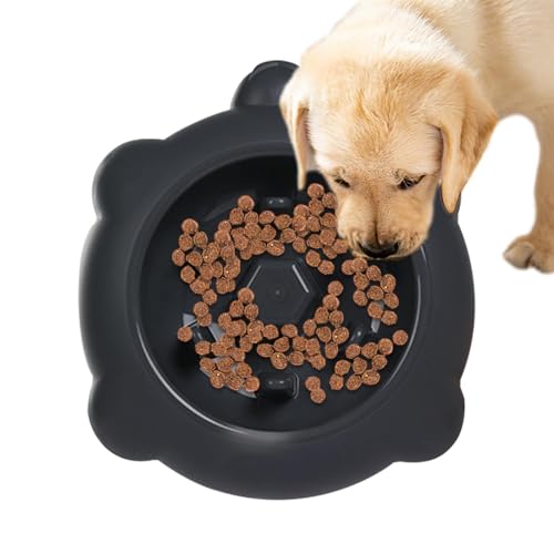 GjnjfdF Katzenfutterschale langsame Feeder, langsam fütterungshund | Fun Interactive Feeder Bowl - Anti -Choke -Futtermittel für Welpen verhindern Erbrechen von Lebensmittelspender von GjnjfdF