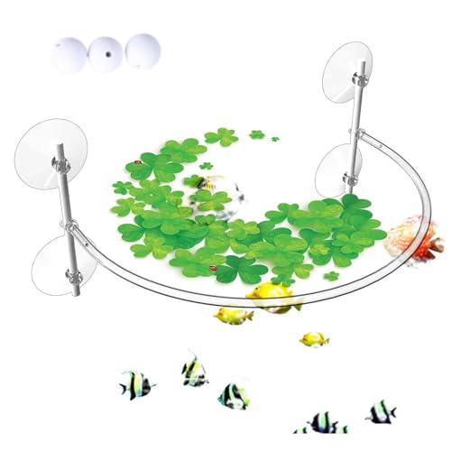 GjnjfdF Schwimmender Pflanzenschutz für Aquarien, schwimmende Pflanzenbarriere für Aquarien - Silikon-Mehrzweck-Schwimmpflanzenkorral,Aquariumzubehör zum Trennen von Schwimmpflanzen von GjnjfdF