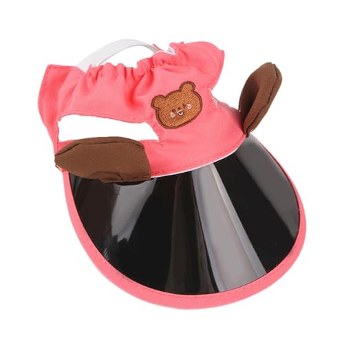 GjnjfdF Sonne Hut für Hunde, Hund Sonnenhut, Kätzchen Caps, Verstellbarer Hund Pet Beach Sun Protection Caps Sunbonnet Outfit für kleinen Welpen von GjnjfdF