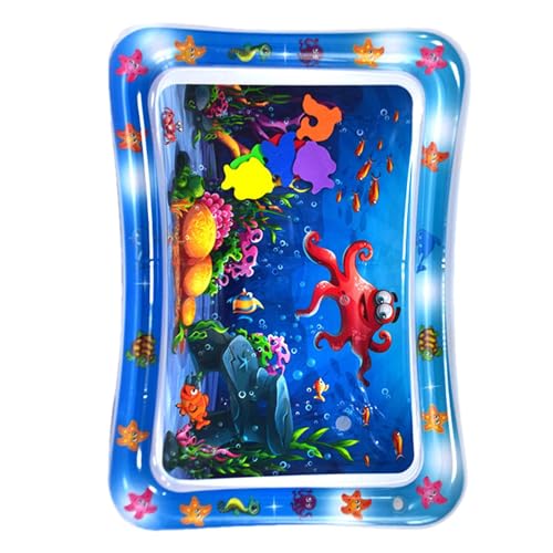 GkgWuxf Sensory Water Play Mat Für Katzen, Wasserspielmatte für Katzen, Wassermatte Katze, Aufblasbare Sensorische Wasser-Spielmatte Für Katzen, 50*70cm Verdickte Wasser-Sensor-Spielmatte Für Katzen von GkgWuxf