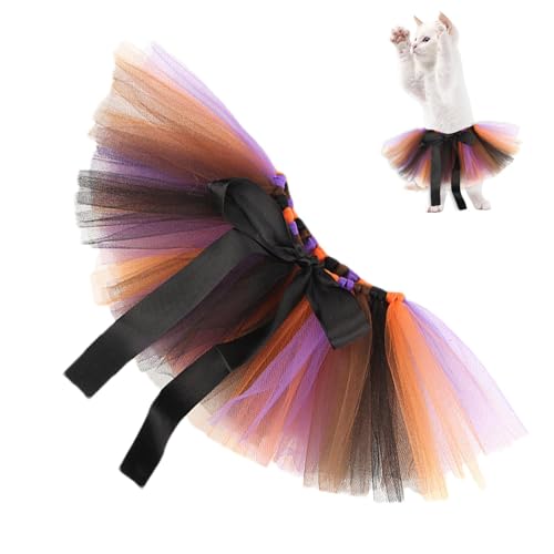 Gkumgwo Ausgefallenes Hundekleid, Hundehochzeitskleid | Kleidung für kleine Hundemädchen - Mesh-Kostüm, Haustierkostüme, Hochzeitskleid für kleine Hunde, verstellbar für den Alltag, Weihnachtsfeiern von Gkumgwo